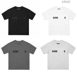 Essentialstshirt Erkek Tasarımcı T Shirt Erkek Tişörtü Kadın Gömlek%100 Pamuk Sokak Hip Hop Kısa Kollu Tshirt Mektup Baskı Çift Tees S-XL Tees Kujj