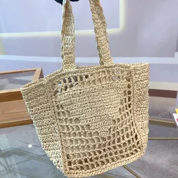 Borsa di design Tote Bag Summer Straw Multicolour spalla Crossbody Borse comoda stoccaggio di borse da spiaggia estiva