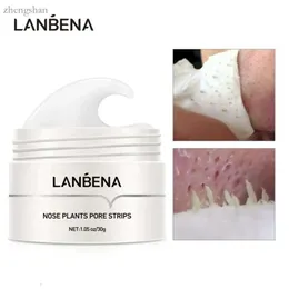 Lanbena rimozione del punto nero rimproverare la maschera nera maschera per la cura della pelle prodotto strips strisce strisce per il trattamento dell'acne maschere 652e