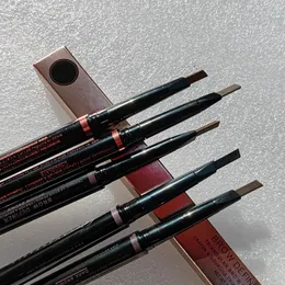 5 컬러 더블 엔드 눈썹 연필 방수 메이크업 긴 회전식 삼각형 눈 눈썹 문신 펜 메이크업