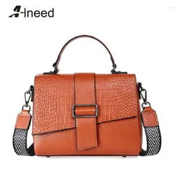 حقيبة alneed messenger أزياء الكتف مصمم حقائب اليد المحافظ وحقائب اليد الأصلية crossbody