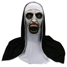 Party Masks Halloween Horror Mask Ghost Festival Ball Nun Cosplay Costumes Accessories Latex 230824 Drop Delivery Home Garden Festiv Dhyfq