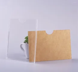 إطارات مزدوجة الطبقة A7 A6 A5 A4 Clear Acrylic Holder Plexiglass Sign