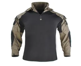 Camisetas ao ar livre Han Wild Tactical Circting Roupas Combate Uniform Camuflage Tshirt Exército Airsoft Equipment Men Clothing 2217103068