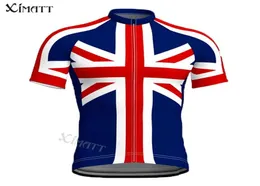 Racing Jackets Classic Retro Britain National Team Pro Radsport Trikot Ximasummer Polyester Men039S Sport Short Sleeve Quick DR7144749