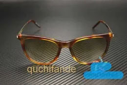Classic Brand Retro Seinat Luerant Sunglasses 510 005 Cat Eye Havana Gold Brown 54 mm Womens
