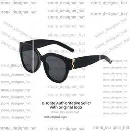 yslsunglasses designer 95 New ysl Sunglasses Fashionable eye Glasses Mens and Womens Large Frame Small Bee Sunglasses oval frame 51de