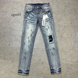 Ksubi Jeans Trend mody Kusbi Jeans Designer Ksubi Jeans Kobieta chude dżinsy 2024 Luksusowe dżinsowe sp j