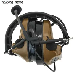 Kopfhörer Ohrhörer abnehmbares Stirnband CoamTac Headset Active Rauschreduktion Hörschutz Comtac II Airsoft Headset für die Jagd