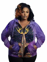 Overbobo plus size sweatshirts Women Big Size Clothing LG Sleeve Print Loose Women L-9xl Hoodie Top Pullover Plus Size 474D#