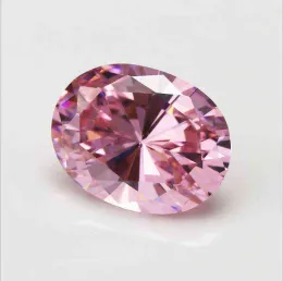 Gemstones巨大な非加熱56.58ct VVSピンクジルコン18x25mm楕円形AAAA+ルーズジェムストーンH220423