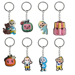 Jóias Cocoa Melon Keychain Keyring for Women Keychains Party Favors Key Purse Bolsa Charms