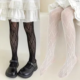 Calzini per bambini sottili leggings traspiranti per bambini calze da ballo balli per bambini uniformi studentesche uniformi principessa Principessa e bianca pantalone nero2405