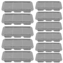 Dinnerware 15 PCs Storage Container de contêineres ecologicamente corretos para viagens de sobremesa plástica Sacos de contêineres