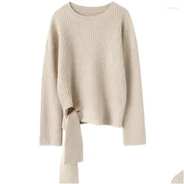 Camisolas femininas Cashmere Womer Winter Sweater Women 2023 Designer mais recente para roupas High Street Korean Fashion Drop Deliver