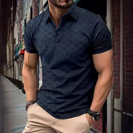 Männer atmungsaktives T-Shirt Business Leisure Polo Shirt Sommer Neue Mode Kurzarm Kleidung Kleidung