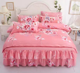 Tasarımcı Yatak Borcu Setleri Baskı Pamuk Yatak Seti Tasarımcı 1bed Sheets Moda Pamuk Kapak Yastığı Kılıfları Klasik Yumuşak Yorgan C6217580