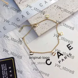 Chanells AnkletDesigner Gold Tos de ouro para mulheres Novo design com uma marca de jóias Presente Perfeito para o temperamento e estilo Women Cannalanklet em 9d9d