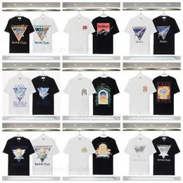 Koszula Casablanc Mens T Shirt Casa Blanca Designer koszule Kobiety