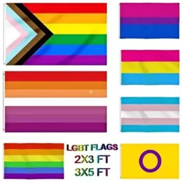 Оптовая гей -флаг 90x150 см радуги Rainbow Things Pride Bisexual Lesbian Pansexual ЛГБТ -аксессуары CPA4205 JJ 5.15