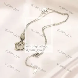 Chanells halsband modedesigner halsband designers kanal smycken gyllene kedja halsband för kvinnor brev smycken halsband bröllop 70d