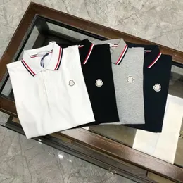 Designer Shirt a maniche corte per uomini e donne, camicia a maniche corte ricamata per marca del torace, camicia da sport e per il tempo libero, camicia da business