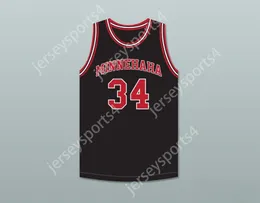 Anpassad Nay Youth/Kids Chet Holmgren 34 Minnehaha Academy Redhawks Black Basketball Jersey 2 Top Stitched S-6XL