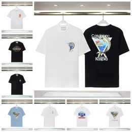 5A 2024 Kazablanka T-shirt Yeni Mens T-Shirt Tasarımcı T-Shirt Leisure Nefes Alabilir T-Shirt Mektup Baskılı Giyim Yaz Günlük Kısa Kollu 006