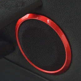 Akcesoria srebrne drzwi samochodowe głośnik audio krążenie trąbka dekoracyjne wykończenie okładki dla BMW 3 serii E90 200512 Abs
