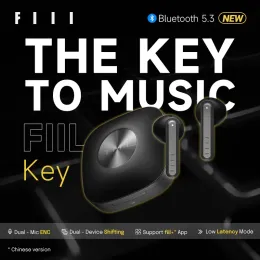 Наушники fiil key new Bluetooth 5.3 Беспроводные наушники Tws Enc Наушники Hifi Music Ушники с низкой задержкой поддерживают fiil+приложение с 15 уравнениями