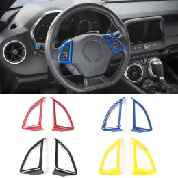 Accessories Steering Wheel Decoraiton Ring ABS 3 Color For Chevrolet Camaro 2017+ Car Styling Auto Interior Accessories