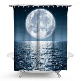 Shower Curtains Modern Curtain Decor Nordic Simple Extra Long Bath Rings Fabric Rideaux De Douche Home Accessories Supplie