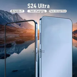 S24 Ultra S23 Smartphone S24 Ultra Android Octa Core 6.8Im 256 GB 512 GB 1TB GPS Punch-Hole Full pekskärm Face ID Låst 13MP Camera HD Display Engelska Telefon 197