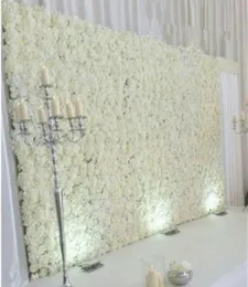 4060cm Série branca personalizada seda painel de flores artificial Decoração de casamentos de casamentos Flor Romântica DecoratioTio4334225