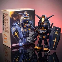 McDonald Gundam Figura QMSV RX-78-2 Ver Angus Mobile Suit Figura da Collezionabile Modello Statua Kit Robot Kit Giochi Gifts 240515