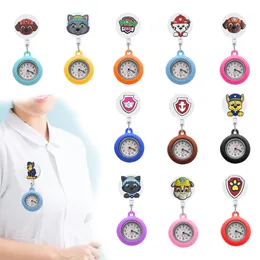 Pocket Watch Chain Wang Team 33 Clip Watches on Lapel Fob Pattern Design Nurse Sile Brooch Medical مع تسليم قطرة مستعملة OTHT8