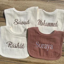 Decken personalisierte gestickte und modische Baby Lätzchen geboren Speichel Handtuch Benutzerdefinierte Fütterungsperiode Saugdecke Saugdecke