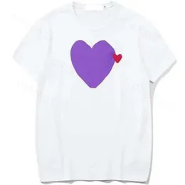 Oyun Gömlek Tasarımcısı T Shirt Cdgs Gömlek Yeni Oyun Erkek T Shirt Tasarımcı Kırmızı Commes Heart Women Garcons S Rozet Des Quanlity TS Pamuk CDG Nakış Kısa Kollu 984