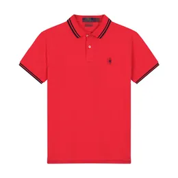 Herrmärke polos sommar lyx skift varumärke herrgolfskjorta broderad kortärmad bomull high street bekväm andningsbar affär casure wear mäns topp