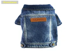 Новейший домашний домашний Pet Classical Jean Coat Dogs Fashion Denim Jacket Одежда для чихуахуа йореширского щенка высококачественная ching apperal9676087