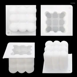 Baking Moulds Single Hole Cube Silicone Mousse Cake Mold DIY Chocolate Mould High Temperature Resistance
