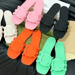 Designer chinelos femininos sandálias Jelies famosos slides sandale planres sliders lixo de fundo chinelos de verão sandália de praia casual sapatos de couro real