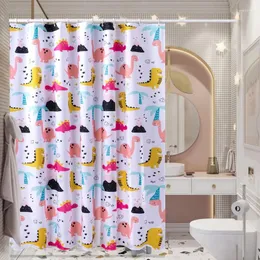 Shower Curtains GY3528 Gyrohome 1PC Curtain Bathroom Waterproof Polyester Fabric Dec