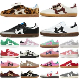 Koşu ayakkabıları kadın leopar baskı orijinalleri og wales bonner vintage eğitmen düşük spor ayakkabılar kaymaz dış taban şık klasik erkek sıradan tasarımcı ayakkabı 36-45