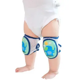 Barnstrumpor Baby Knee Pad Anti Slip and Warm Feet For Små barn Safe Crawling Elbow Pad Breattable and Cute Cartoon Protector för Babiesl2405