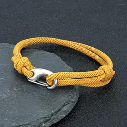 Charm Armbänder Verstellbares Doppelstrang 3 mm dünnes Kabelarmband Edelstahl Hummer Federverschluss handgefertigtes gewebtes Seil für Männer Frauen