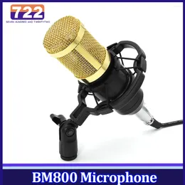 Microfone Professional Condenser Mikrofon BM800 MIC Kit mit Tripod BM-800 Set für die Studioaufnahme, die Direct Seeding-Karaoke-Rundfunk aufgenommen hat