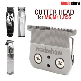 Trimmer Madeshow M6 M11 Kulilang R55 Professionelles Haar Clipper 0mm Original Blatt Haar Schnitthelle Austauschbarer Schneiderkopf