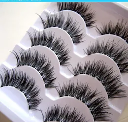 新しい透明なまつげの乱雑なクロス厚い自然な偽の目ラッシュプロのメイクアップのヒントbigeey long false eye lashes4949637