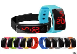 2016 Sport LED Touch Bransoletka Sn Watch Candy Jelly Silikon Guma cyfrowe zegarki Mężczyźni Kobiety Unisex Sportswatch DHL9810146